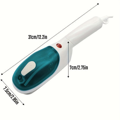 1pc travel steamer, Electric Handheld Steam Iron, Travel Size Compact Mini Professional Handheld Garment Steam Iron W/ Cloth Brush Crease Dual Tool Accessory, Powerful Penetrating Steam Removes Wrinkles, Perfect For Home, Off