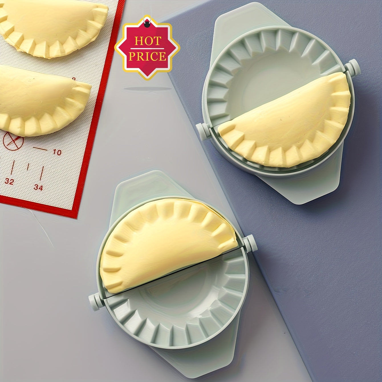 1pc Dumpling Maker, Empanadas Press Mold Maker, Dumpling Mold for Pierogi, Pastelitos, Calzone, Turnovers, Chinese Dumpling, Kitchen Gadgets, Baking Supplies, Kitchen Items
