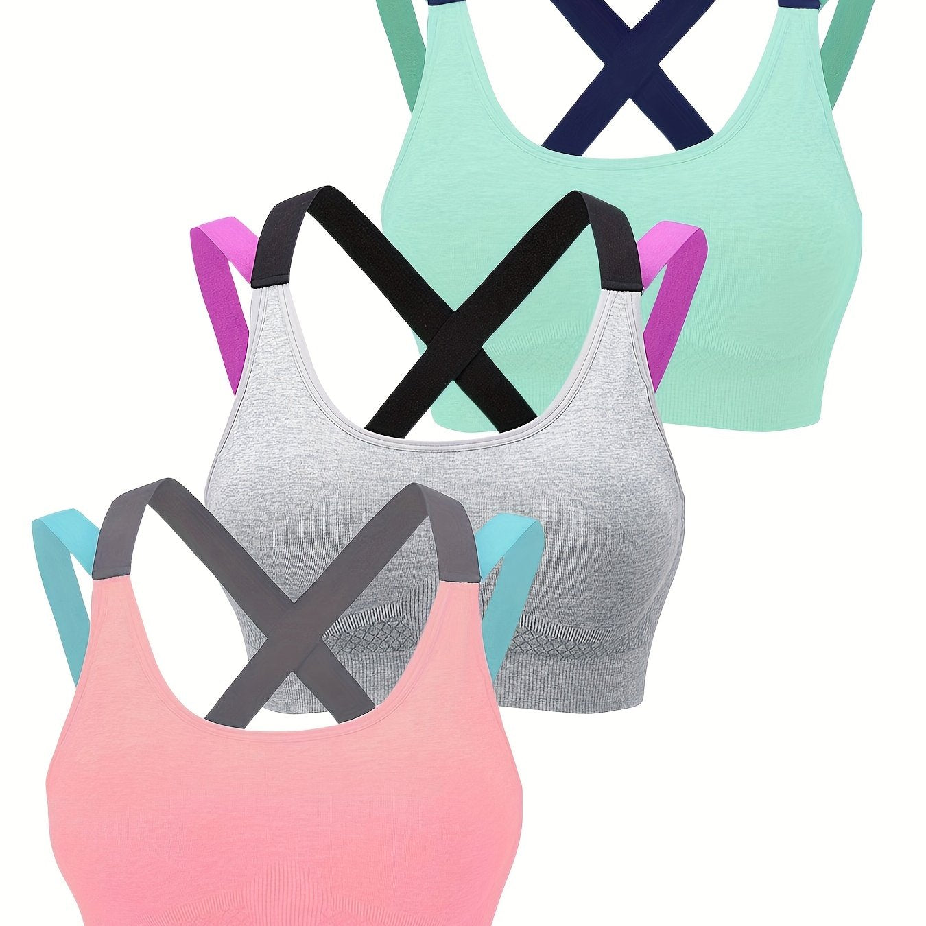 [Summer Sports Bra] Summer Sports Bra - Beautiful Back No Steel Ring Vest Type Sleep Yoga Running Fitness Thin Underwear Female