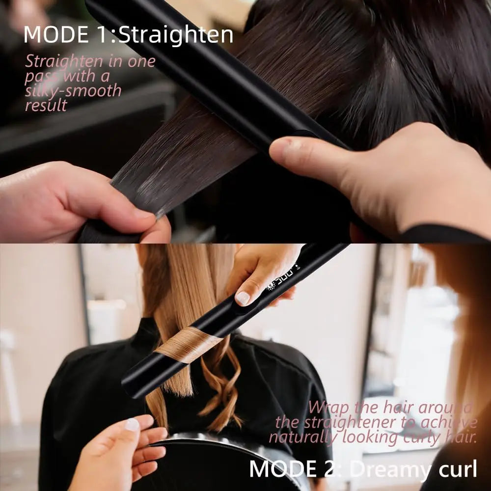Hair Straightener 500F Professional Temperature High Keratin Treatment Hair Flat Iron for Frizzy Hair Recovers the Damaged