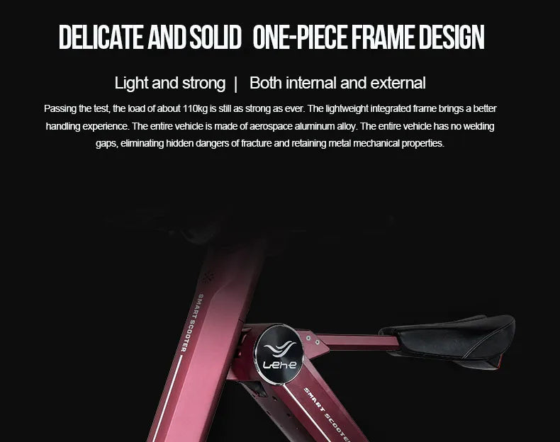 12"LEHE Electric scooter Smart city walking electric bicycle mini folding  electric bike instead  walking tool 36v li-ion ebike