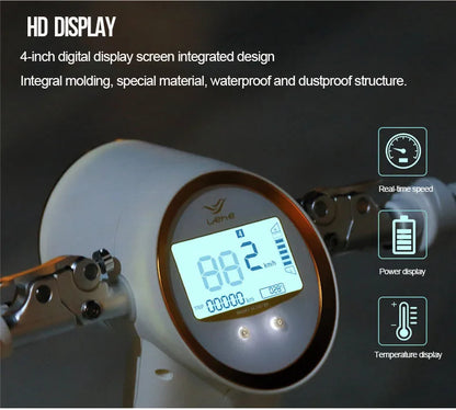 12"LEHE Electric scooter Smart city walking electric bicycle mini folding  electric bike instead  walking tool 36v li-ion ebike