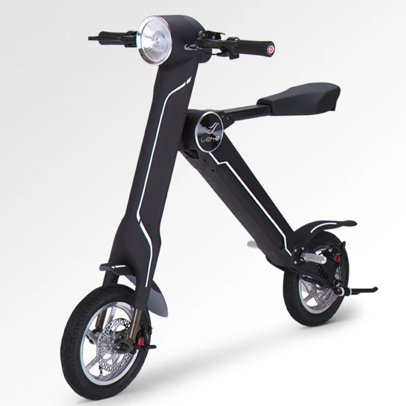 12"LEHE Electric scooter Smart city walking electric bicycle mini folding  electric bike instead  walking tool 36v li-ion ebike