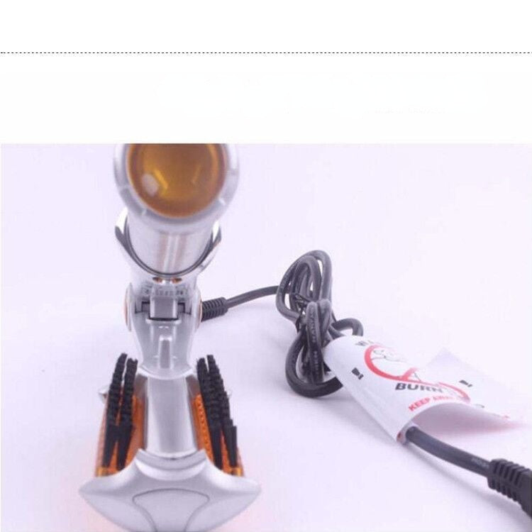 Professional Hairs Curler Straighter Rotating Hair Brush Curler Styler Hair Styling Tools Curling Iron Straighting Brush 2 In 1