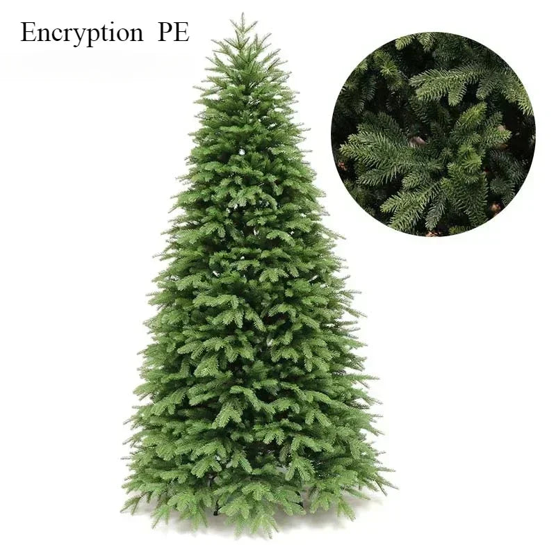 Christmas Tree with Reinforced Metal Frame ( Pure PE )