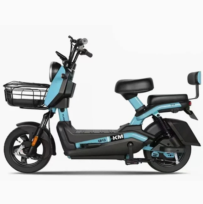 SXLL City electric scooter adult 400 watt motor 48v lead-acid battery 3 speed rear carrier intelligent 60 km series 50 km series