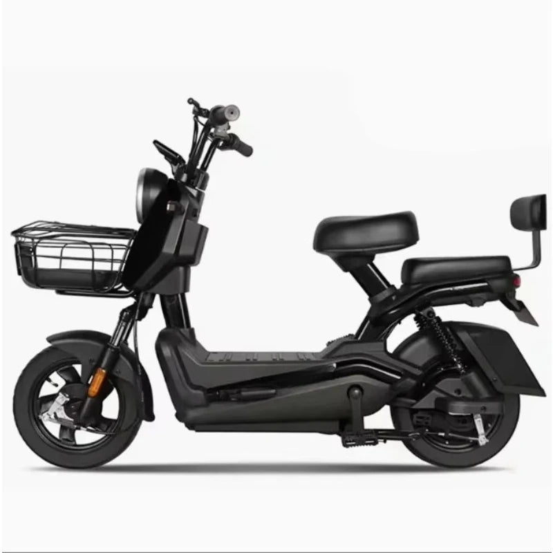 SXLL City electric scooter adult 400 watt motor 48v lead-acid battery 3 speed rear carrier intelligent 60 km series 50 km series