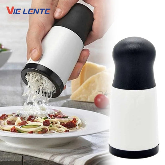 Cheese Grater 2 Pattern Blade Kitchen Gadgets Chocolate Grater DIY Butter Food Mill Cheese Grater Slicer ABS+Stainless Steel