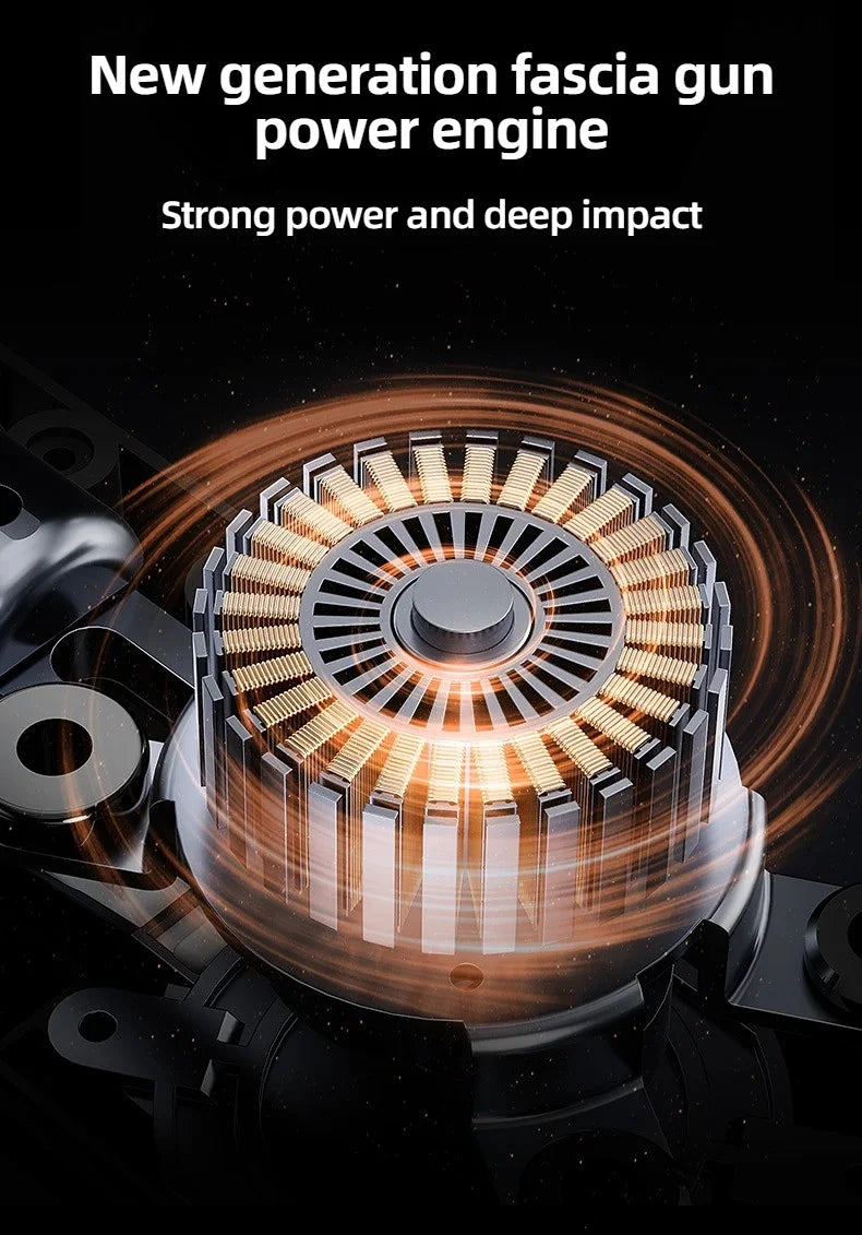 Fascial Massage Gun Electric Vibration Therapy Massager Body Relaxation Vibration Massage For Body Neck Back Relaxation Tools