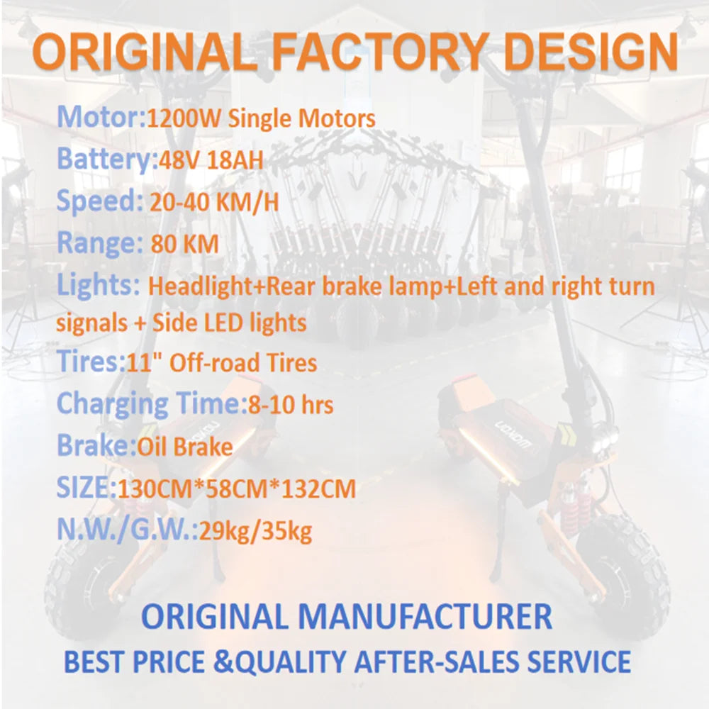 TOURSOR X5 11Inch 6000W Dual Motor Electric Scooter 85KM/H 120KM Long Range Off Road Foldable Electric Kick Scooter for adult