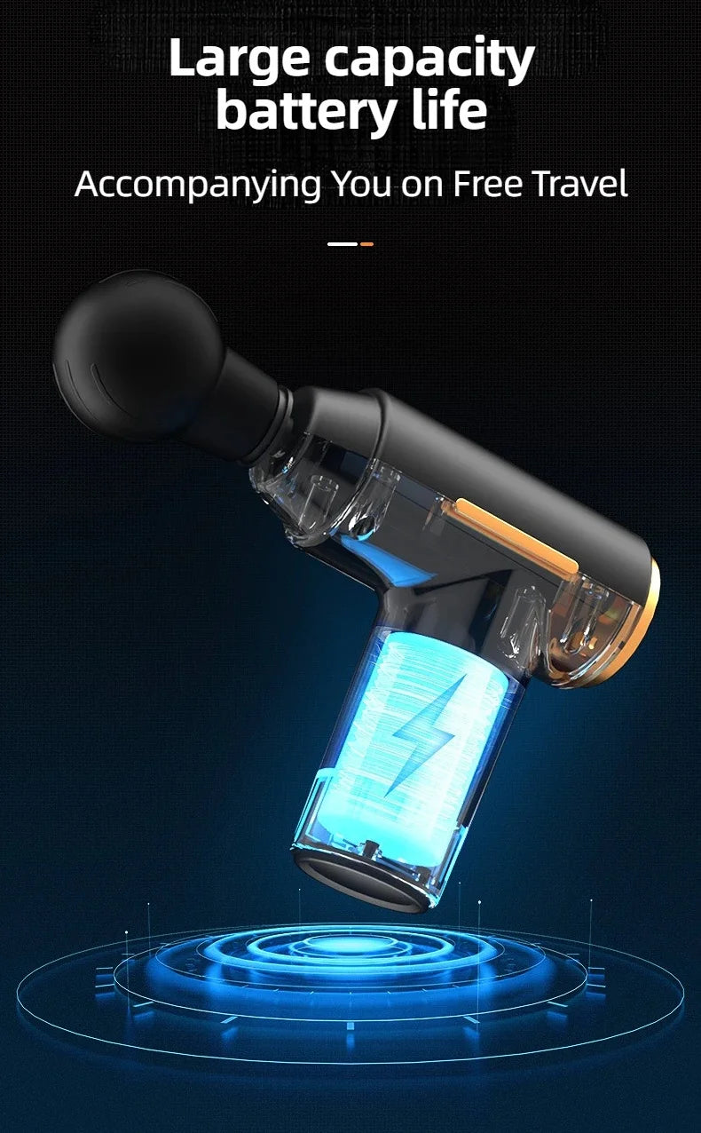 Fascial Massage Gun Electric Vibration Therapy Massager Body Relaxation Vibration Massage For Body Neck Back Relaxation Tools