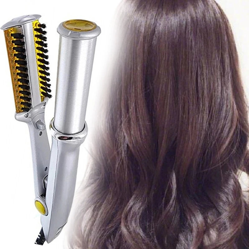 2-in-1 Hair Straightener and Curler for Styling Flat Iron Hairdressing Tool Dropshipping