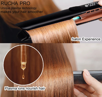 Hair Straightener 500F Professional Temperature High Keratin Treatment Hair Flat Iron for Frizzy Hair Recovers the Damaged