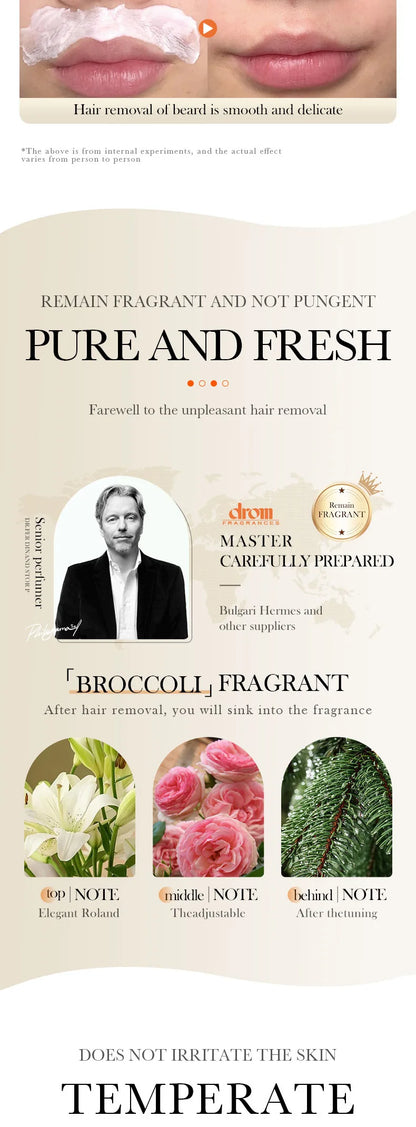 Hair Removal Cream Semi-permanent Painless Hair Remove Woman Men Body Underarm Depilatory Cream Effective Inhibition Hair Growth