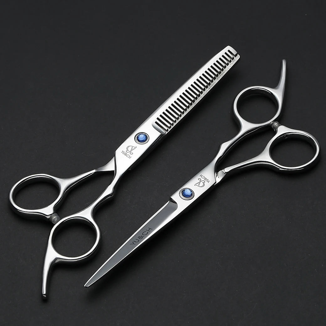 Hair Cutting Scissors Thinning Shears Kit Professional Barber Hairdressing Texturizing Salon Razor Edge Scissor Stainless Steel