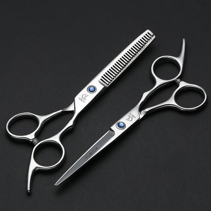 Hair Cutting Scissors Thinning Shears Kit Professional Barber Hairdressing Texturizing Salon Razor Edge Scissor Stainless Steel
