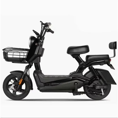 SXLL City electric scooter adult 400 watt motor 48v lead-acid battery 3 speed rear carrier intelligent 60 km series 50 km series