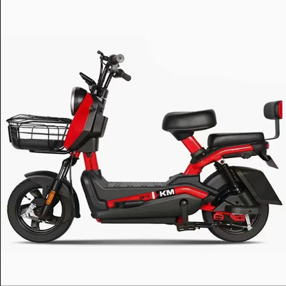 SXLL City electric scooter adult 400 watt motor 48v lead-acid battery 3 speed rear carrier intelligent 60 km series 50 km series