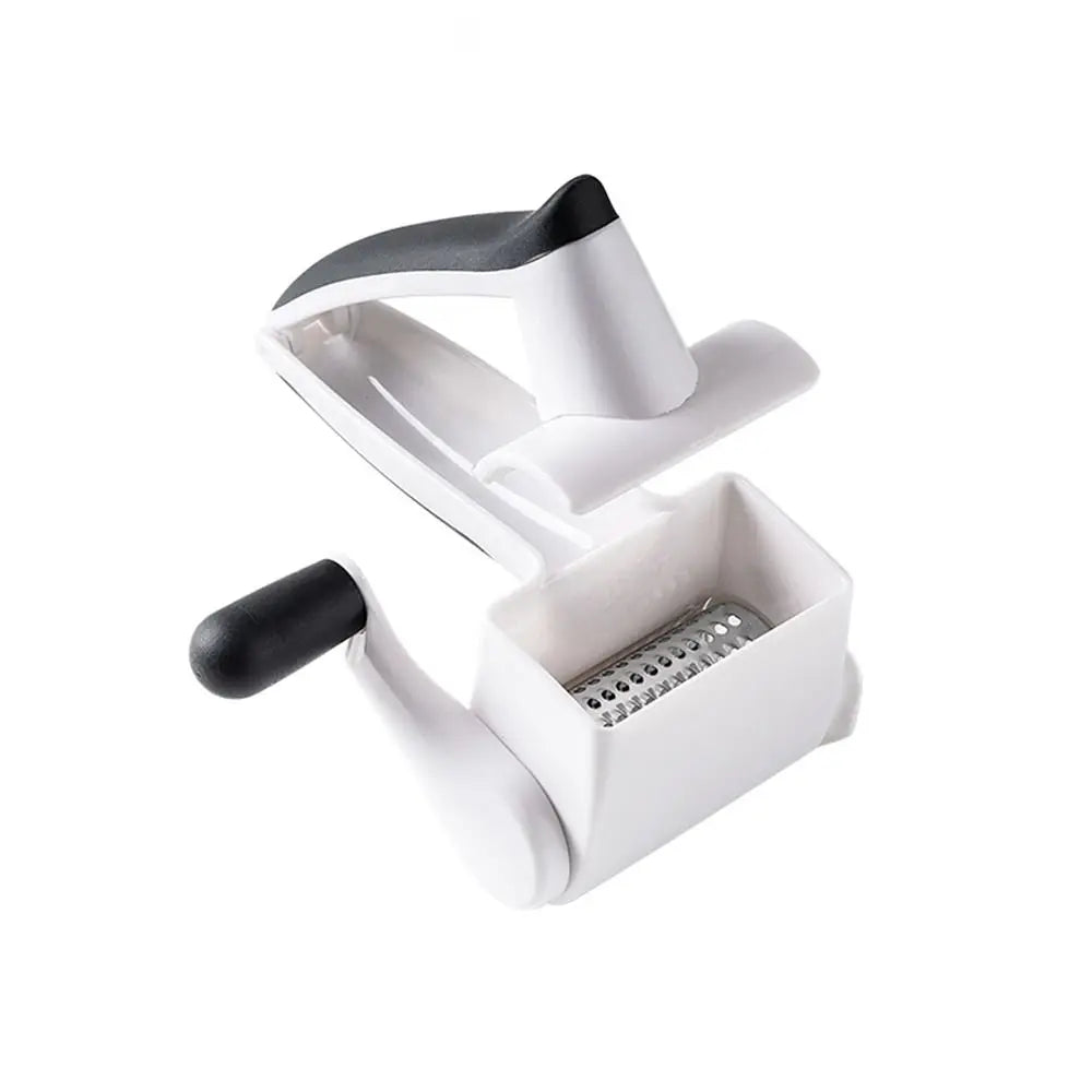 3-in-1 Hand-Cranked Cheese Grater Hand Crank Rotary Parmesan Cheese Shredder Multi-functional Handheld Chocolate Grater