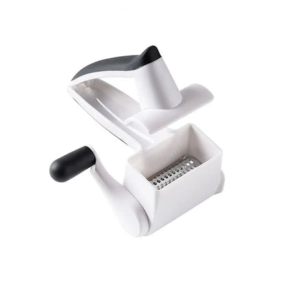 3-in-1 Hand-Cranked Cheese Grater Hand Crank Rotary Parmesan Cheese Shredder Multi-functional Handheld Chocolate Grater