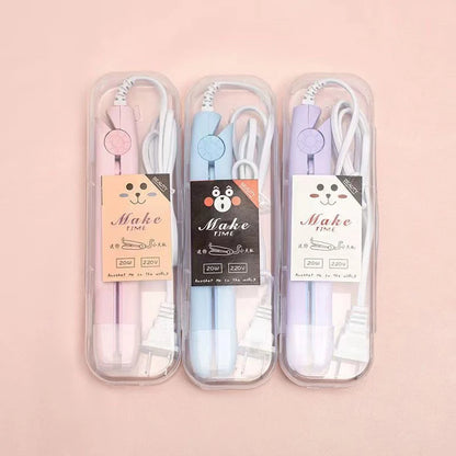 2 in 1 Hair Straightener Curling Tool Quick Heating Dual-purpose Adjustable Thermostatically Operated