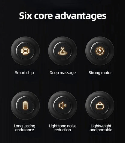 Fascial Massage Gun Electric Vibration Therapy Massager Body Relaxation Vibration Massage For Body Neck Back Relaxation Tools