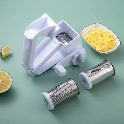 Hand-Cranked Rotating Cheese Grater Creative Cheese Shredder Multi-functional Milk Block Crusher for Kitchen Grater