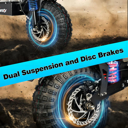 10000W Off-road Electric Scooter Dual Motors 14 Inch Off-Road Tyres 72V-40AH Panasonic Battery Speed 120KM/H elektro scooter