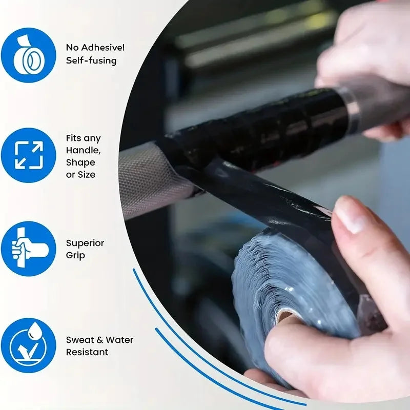 Waterproof Self-Fusing Silicone Tape |   High Temp Resistant |   Leak Proof Seal for Pipe, Hose, Tubing |   Emergency Repair