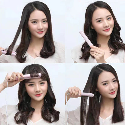 2 in 1 Hair Straightener Curling Tool Quick Heating Dual-purpose Adjustable Thermostatically Operated