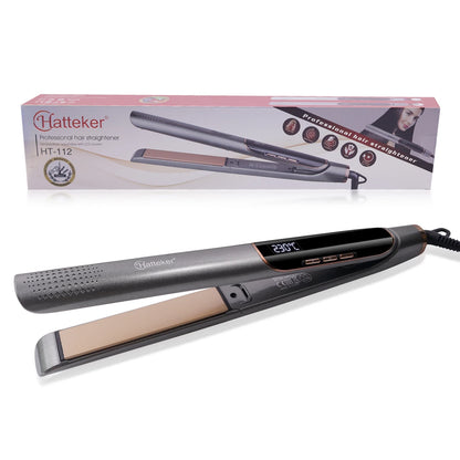 Hatteker Hair Straightener Professional Tourmaline Ceramic Keratin Hair Flat Iron 2 In 1 Salon Hair Styling Tools Curling Irons