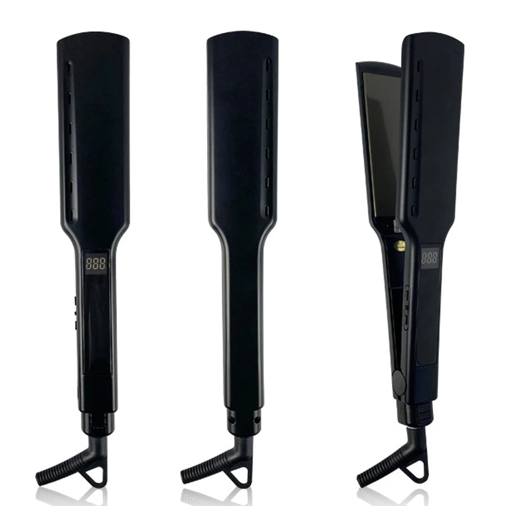 Hair Straightener Curler 480 Degrees High Temperature Titanium Plate Vibrating Flat Iron Keratin Treatment Hair Styling Tool