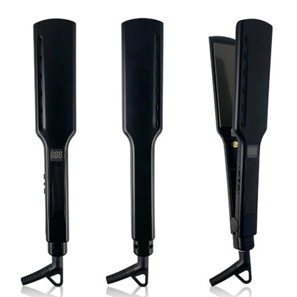 Hair Straightener Curler 480 Degrees High Temperature Titanium Plate Vibrating Flat Iron Keratin Treatment Hair Styling Tool
