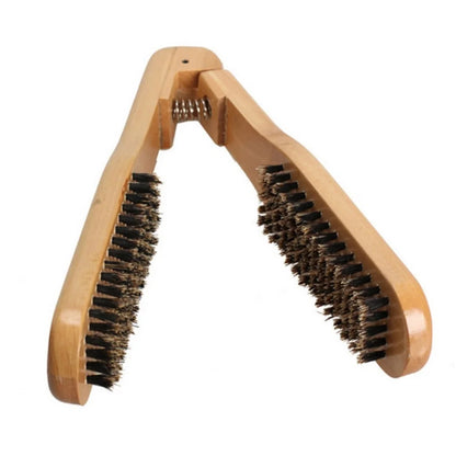 Hair Straightener Styling Comb Straightening Clamp Brush Mane Double Sided Hairdressing Ironing Straight Hair Styling Splint