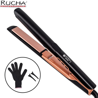 Hair Straightener 500F Professional Temperature High Keratin Treatment Hair Flat Iron for Frizzy Hair Recovers the Damaged