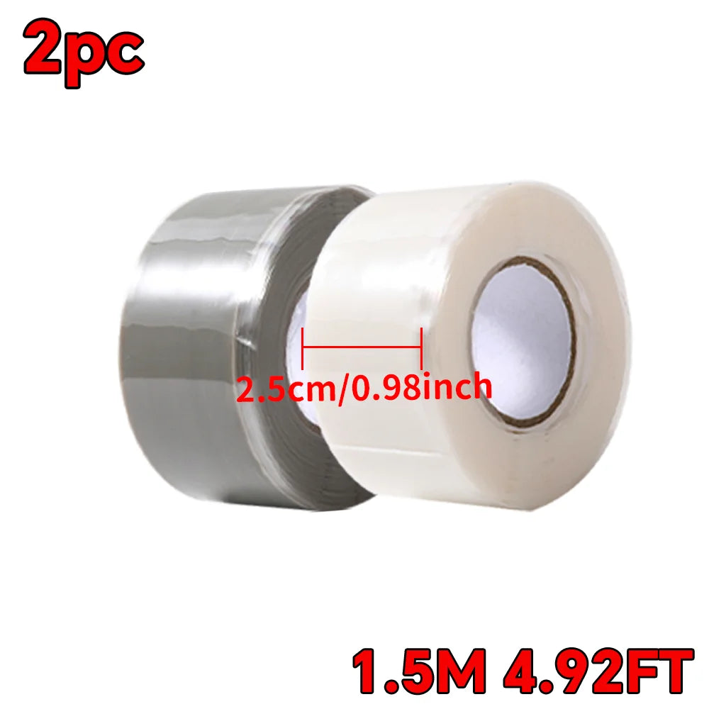 Waterproof Self-Fusing Silicone Tape |   High Temp Resistant |   Leak Proof Seal for Pipe, Hose, Tubing |   Emergency Repair