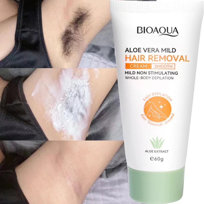Hair Removal Cream Semi-permanent Painless Hair Remove Woman Men Body Underarm Depilatory Cream Effective Inhibition Hair Growth