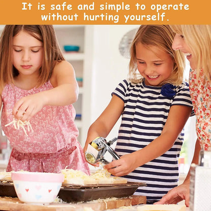 Rotary Cheese Grater Stainless Steel Handheld Cheese Slicer Butter Shredder Multi-functional Vegetables Cutter Kitchen Gadgets