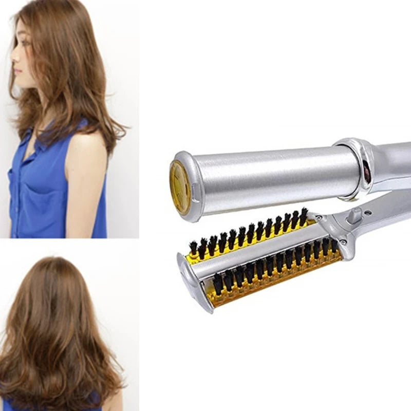 2-in-1 Hair Straightener and Curler for Styling Flat Iron Hairdressing Tool Dropshipping
