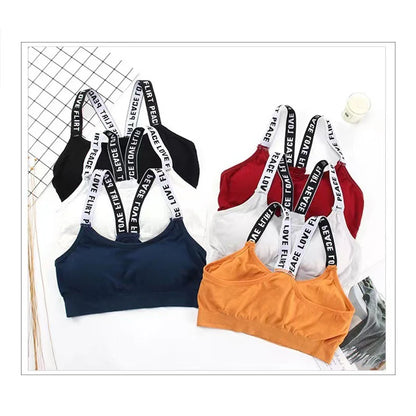 Women Sexy Sports Bra Tops For Gym Top Fitness Yoga Female Pad Sportswear Vest Tank Tops Sport Push Up Sports Bras Underwear