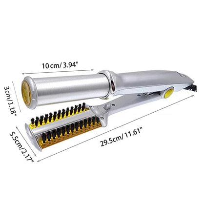 2-in-1 Hair Straightener and Curler for Styling Flat Iron Hairdressing Tool Dropshipping