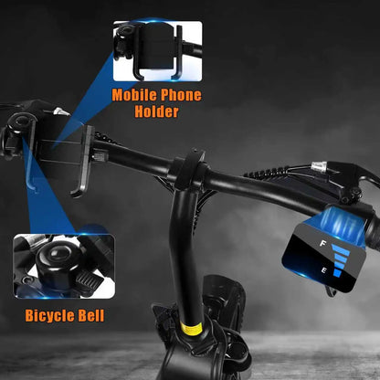 DEEPOWER C14 electric scooter can carry weight on the pedals and is equipped with a 500w motor and a waterproof lithium battery