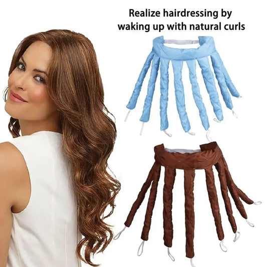 Lazy Hair Curler Hair Rollers Heatless Curling Rod Headband Curls Silk Ribbon Sleeping Soft Wave Formers No Heat Curls Ribbon