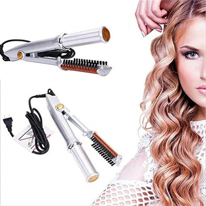 2-in-1 Hair Straightener and Curler for Styling Flat Iron Hairdressing Tool Dropshipping