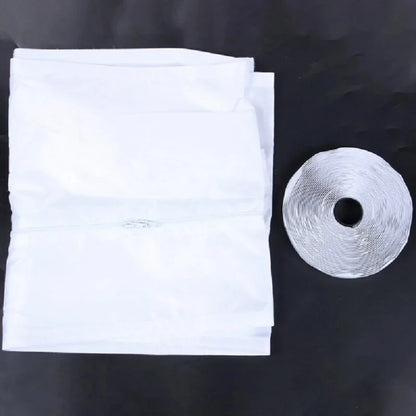 AirLock Window Seal for Portable Air Conditioner 3/4/5m Flexible Cloth Sealing Plate Window Seal with With Zip and Adhesive Fast