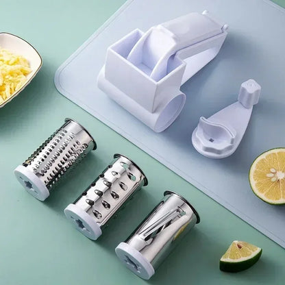 Hand-Cranked Rotating Cheese Grater Creative Cheese Shredder Multi-functional Milk Block Crusher for Kitchen Grater