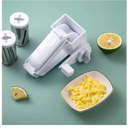 Hand-Cranked Rotating Cheese Grater Creative Cheese Shredder Multi-functional Milk Block Crusher for Kitchen Grater