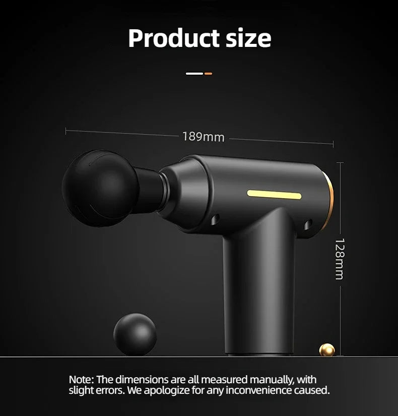 Fascial Massage Gun Electric Vibration Therapy Massager Body Relaxation Vibration Massage For Body Neck Back Relaxation Tools