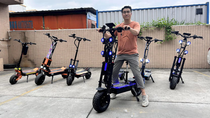 10000W Off-road Electric Scooter Dual Motors 14 Inch Off-Road Tyres 72V-40AH Panasonic Battery Speed 120KM/H elektro scooter