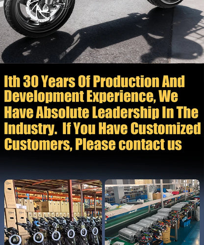 DEEPOWER C14 electric scooter can carry weight on the pedals and is equipped with a 500w motor and a waterproof lithium battery